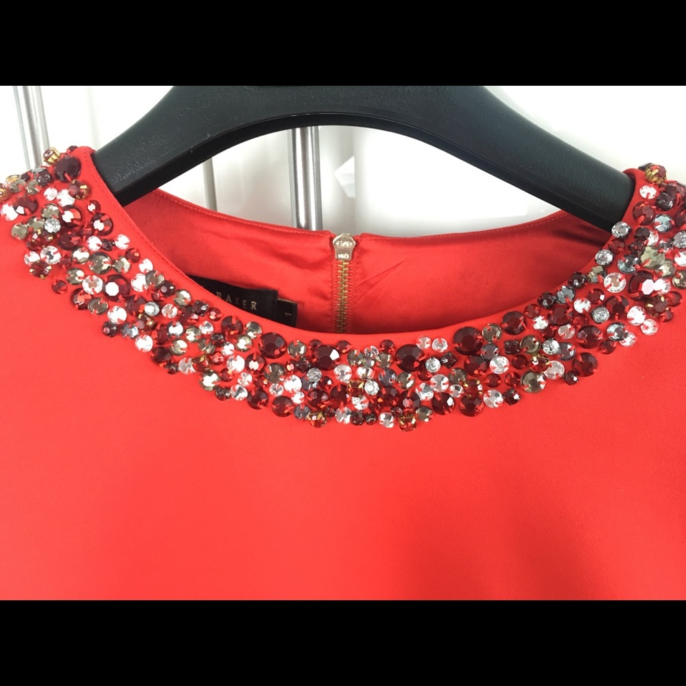 Ted Baker women’s midi red dress